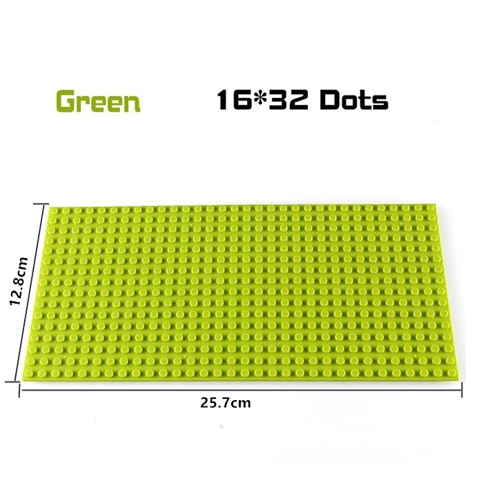 Base Plate 32*32 16X32 16X16 Dots Building Blocks Baseplate DIY Plastic Plate Classic Brick Accessories Kids Toy
