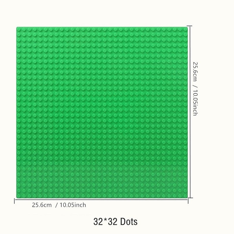 Base Plate 32*32 16X32 16X16 Dots Building Blocks Baseplate DIY Plastic Plate Classic Brick Accessories Kids Toy