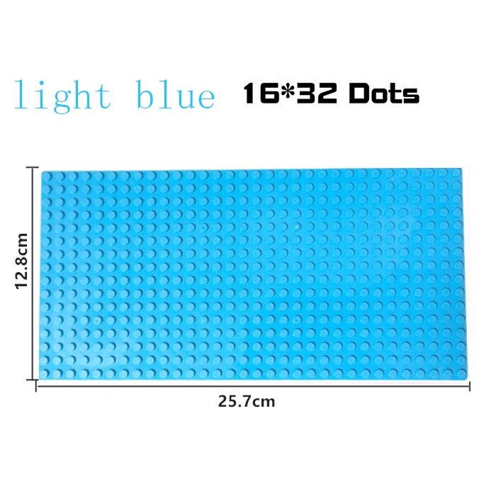 Base Plate 32*32 16X32 16X16 Dots Building Blocks Baseplate DIY Plastic Plate Classic Brick Accessories Kids Toy
