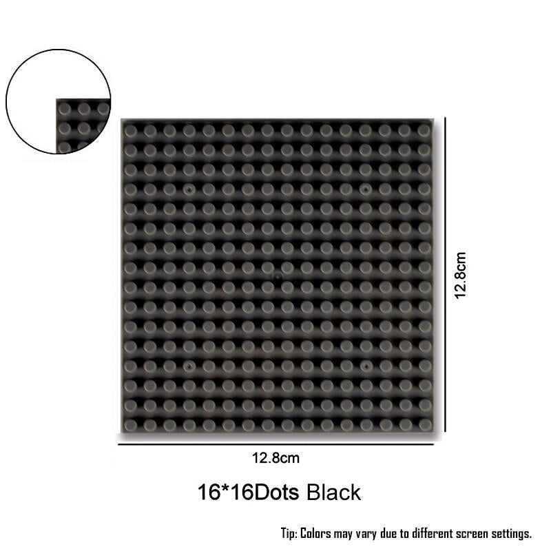 Base Plate 32*32 16X32 16X16 Dots Building Blocks Baseplate DIY Plastic Plate Classic Brick Accessories Kids Toy
