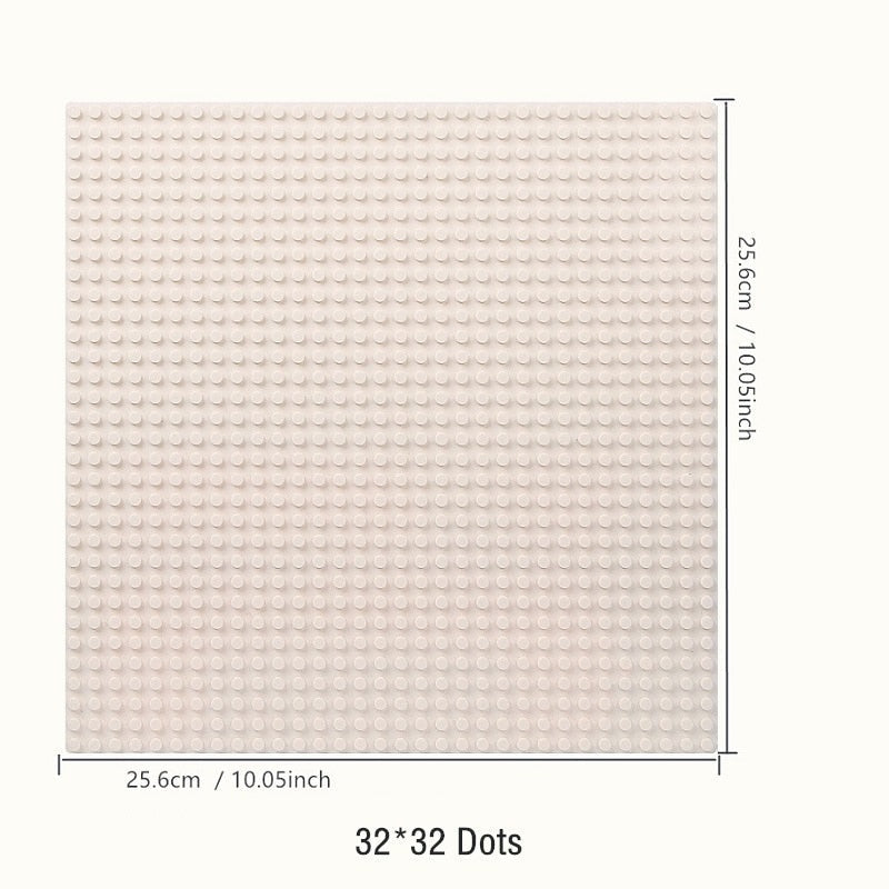 Base Plate 32*32 16X32 16X16 Dots Building Blocks Baseplate DIY Plastic Plate Classic Brick Accessories Kids Toy