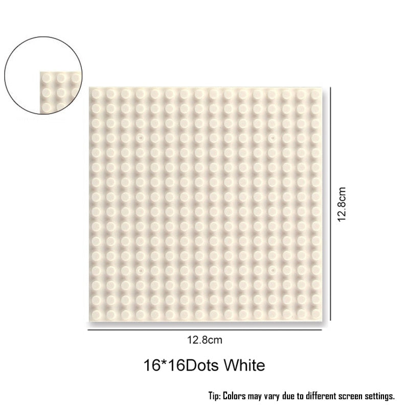 Base Plate 32*32 16X32 16X16 Dots Building Blocks Baseplate DIY Plastic Plate Classic Brick Accessories Kids Toy