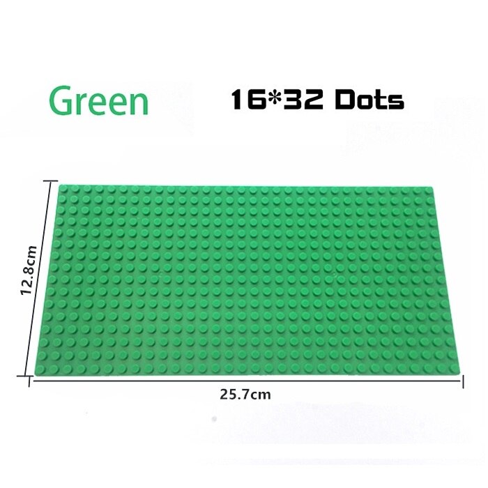 Base Plate 32*32 16X32 16X16 Dots Building Blocks Baseplate DIY Plastic Plate Classic Brick Accessories Kids Toy