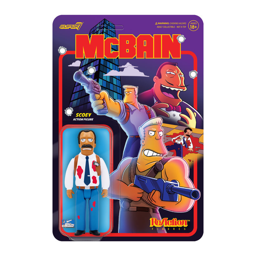 The Simpsons ReAction Wave 1 McBain - Scoey