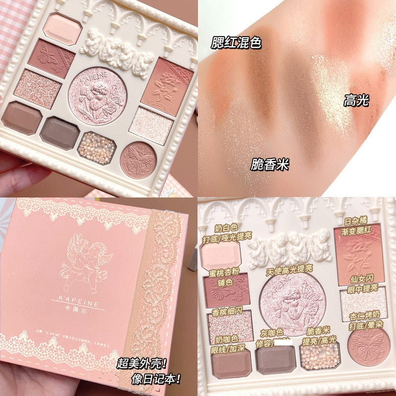 Angel Series Cute Glitter Eyeshadow Palette