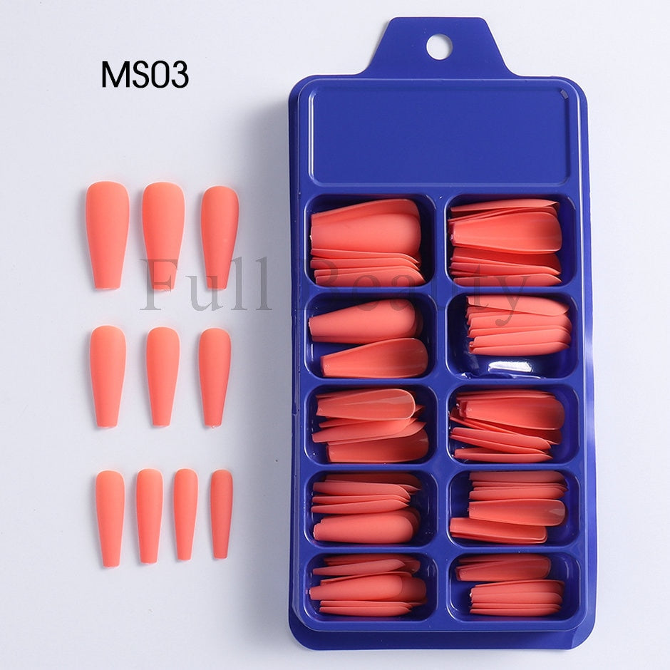 100pcs/box Coffin False Nail
