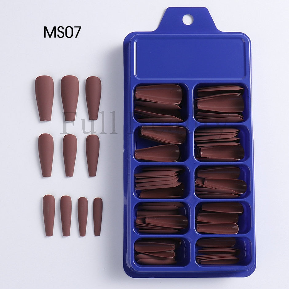 100pcs/box Coffin False Nail