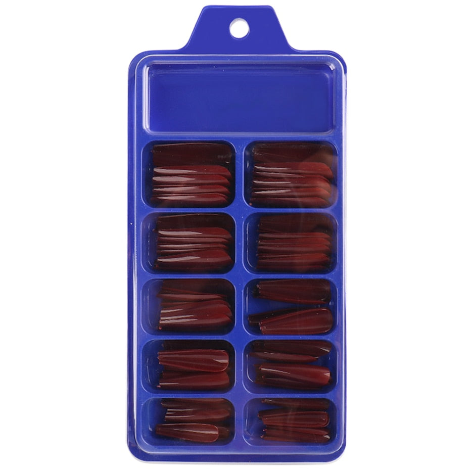 100pcs/box Coffin False Nail