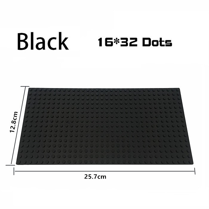 Base Plate 32*32 16X32 16X16 Dots Building Blocks Baseplate DIY Plastic Plate Classic Brick Accessories Kids Toy