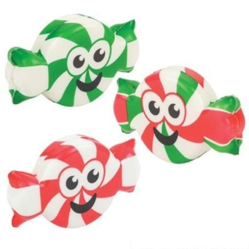 3.5" Squish Peppermint Candy