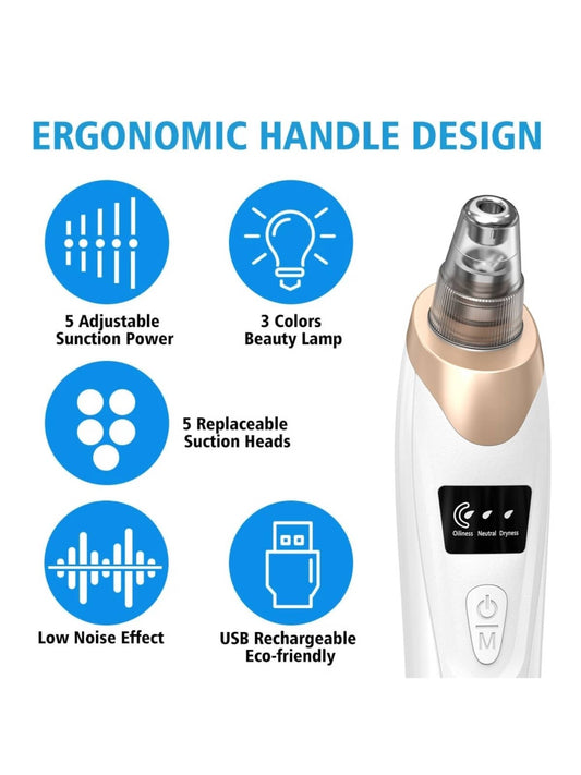 Blackhead Remover Tool, Pore Cleaner Vacuum Suction Tool For Home Use