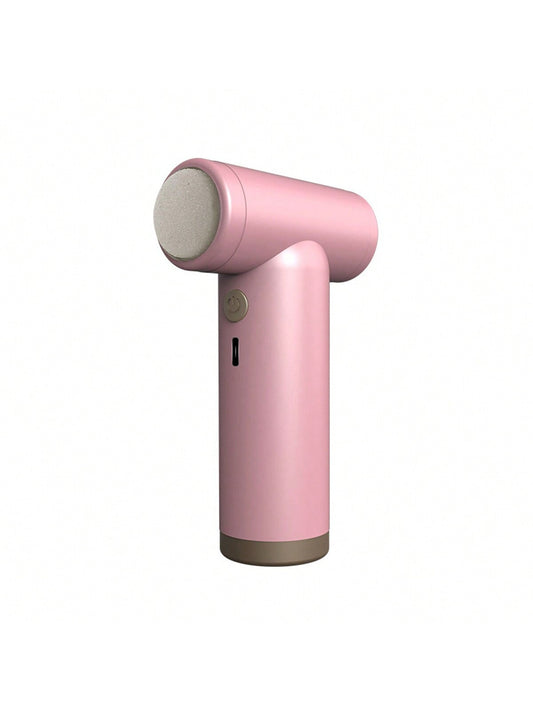 1pc Usb Rechargeable Mini Electric Foot Callus Remover With Quartz Grinding Head, Durable And Wear-Resistant, Intelligent Sensing Switch For Efficient Dead Skin Removal