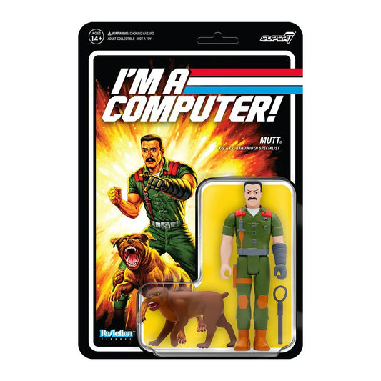 Super7 ReAction Figures - G.I. Joe (Wave 3) - Mutt with Junkyard (PSA) Action Figure (81993) LOW STOCK