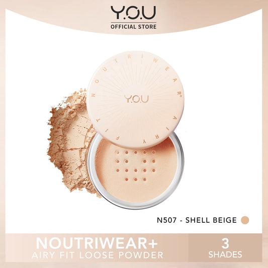 Y.O.U , Noutriwear Airy Fit Loose Powder N507 Shell Beige, 15 g