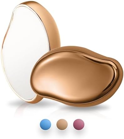 ARSHY! Crystal Hair Eraser - Painless Bleam Hair Removal Stone for Unisex- Reusable Crystal Hair Remover Magic Painless Exfoliation Tool for Legs, Arms and Under Bikni Area (Golden)