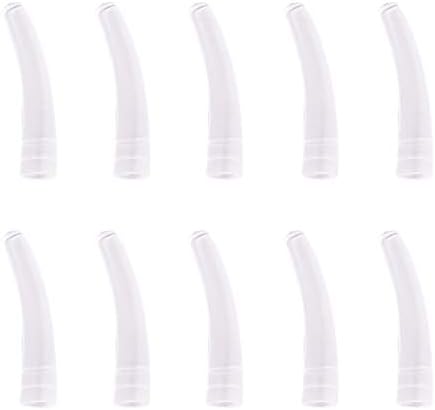 ccHuDE 100 Pcs Clear Tweezer Point Protectors Cap Tweezer Tip Protective Covers Stopper