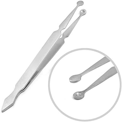 Stainless Steel Bead/Ball Holding Tweezers Ball Holder Piercing Tool Captive Bead Ball Grabber by G.S Online Store