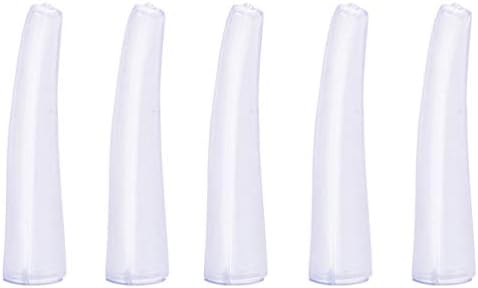 40 Pcs Clear Tweezer Point Protectors Cap Tip Stopper Covers Makeup Beauty Supplies, General Size