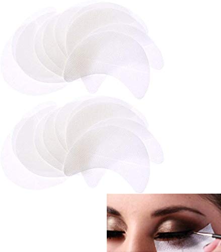 100 Pieces in Pack Eyeshadow Shield Eyeshadow Gel Pad Patches Eyeshadow Stencils for Eyelash extension, Eyelash perming, Eyelash tinting, Lip Makeup