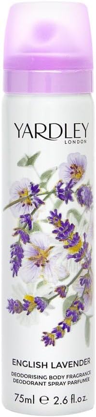 Yardley of London Refreshing Body Spray for Women, English Lavender, 2.6 Ounce