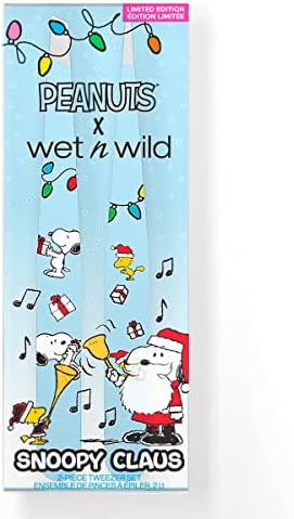 wet n wild Peanut Collection Snoopy Claus 2-Piece Tweezer Set