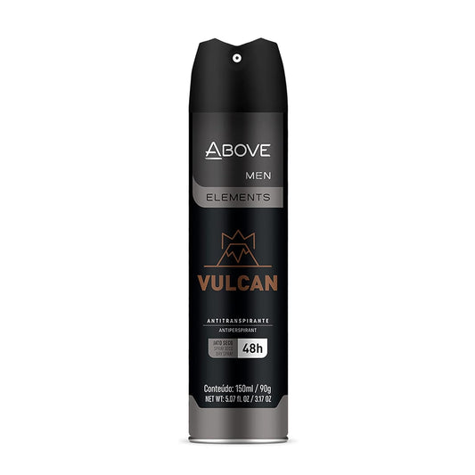 ABOVE 48 Hours Element Antiperspirant Deodorant Spray, Vulcan, 3.17 oz - Deodorant for Men - Sage, Pink Pepper, Basil Notes - Dry Spray - No Stains