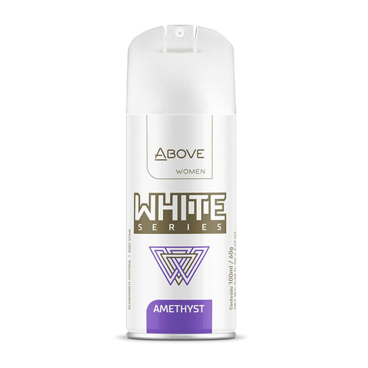 ABOVE White Series Body Spray, Amethyst, 2.12 oz - Deodorant Spray - Masks Perspiration Odors - Long-Lasting Dry Spray - Paraben-Free - Cruelty-Free