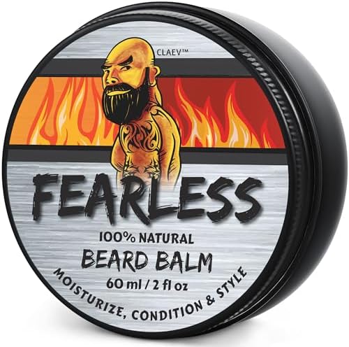 Claev Beard Balm (2 oz), 100% Top-Grade Natural Beard Conditioning & Styling Balm, Designed for Rugged, Active, or Outdoorsy Men, Includes Shea Butter, Vegan Beeswax, Cedarwood Oil, is a US Company