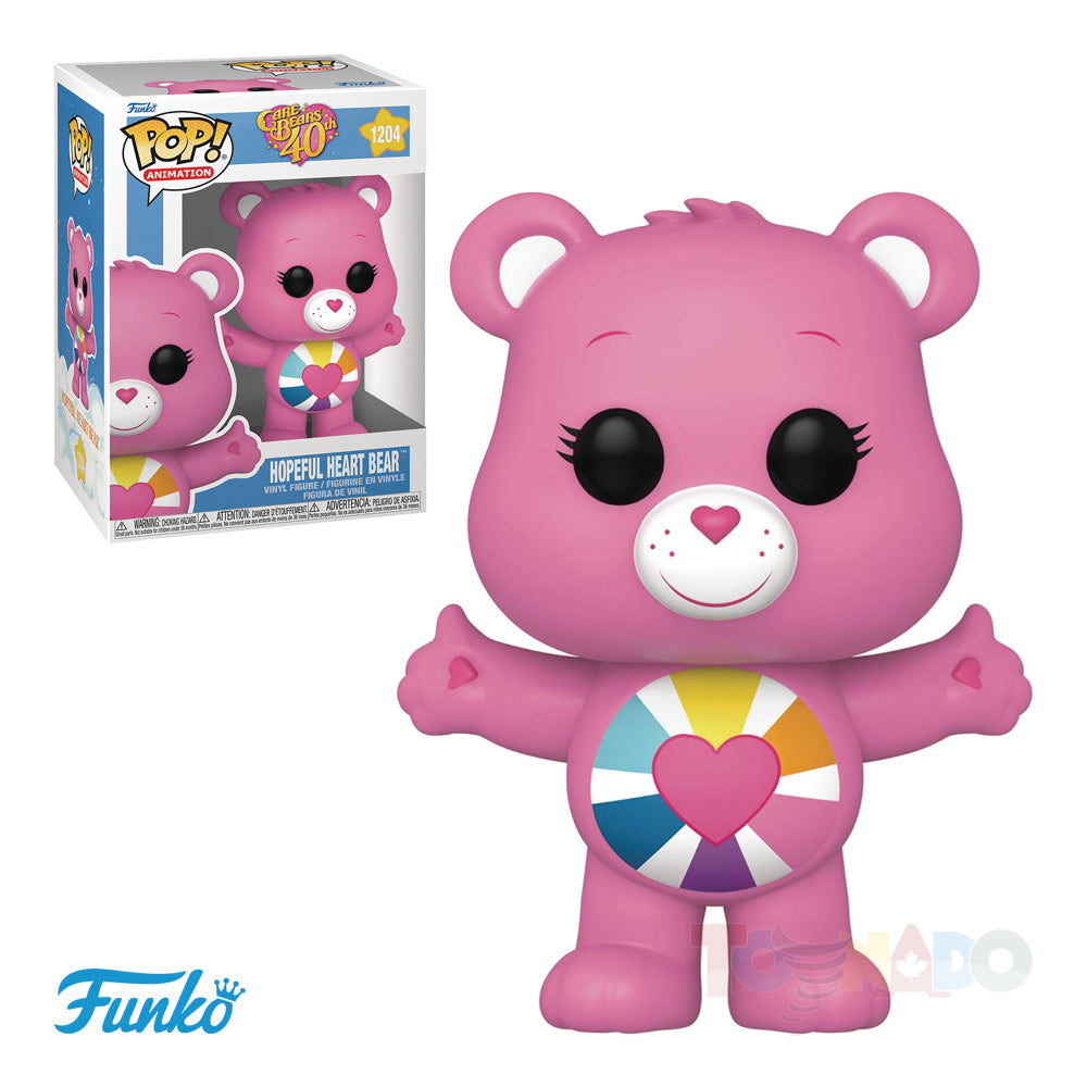 Care Bears #1204 - Care Bears 40th - Hopeful Heart Bear Vinyl Figure (61556) LOW STOCK