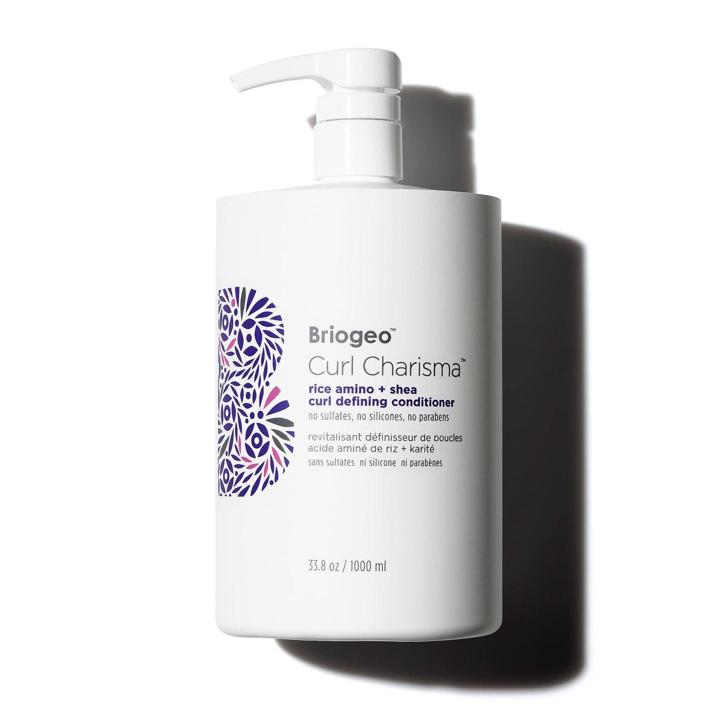 Briogeo Curl Charisma Hydrating Conditioner, Define and Moisturize Wavy, Curly, and Coily Hair, Vegan, Phalate & Paraben-Free, 33.8 oz