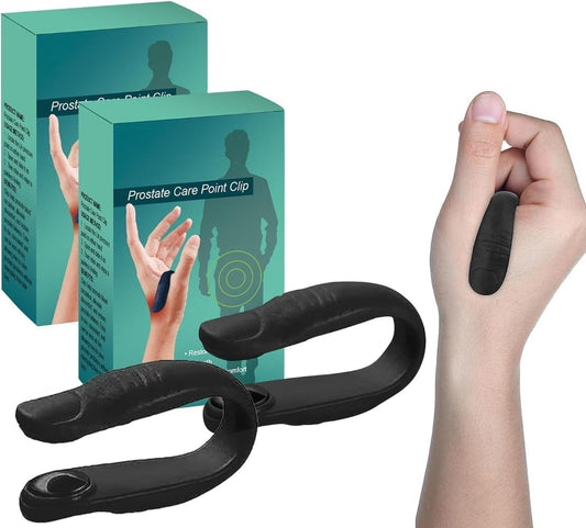 2pcs Prostate Care Point Clip for Men,Acupressure Hand Pressure Point Clip, Relieve Prostate discomfort effortlessly, Migraine Relief Kidney Care