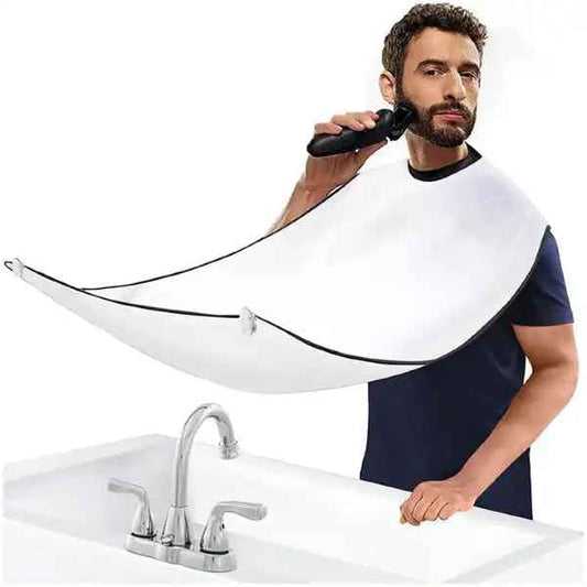Beard Bib, Beard Catcher, Men's Non-Stick Material Beard Apron, for Styling and Trimming, One Size Fits Everyone By Swift Pick