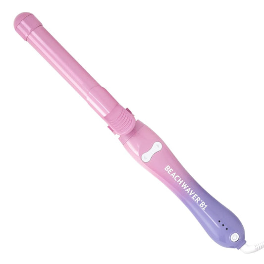 Beachwaver B1 Rotating Curling Iron in Pink Sunset | 1 inch barrel for all hair types | Automatic curling iron | Easy-to-use curling wand | Long-lasting, salon-quality curls and waves | Dual voltage
