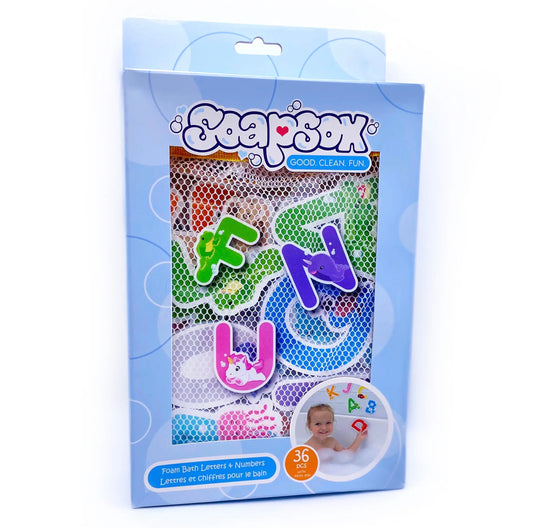 Soapsox Bath Alphabet & Numbers