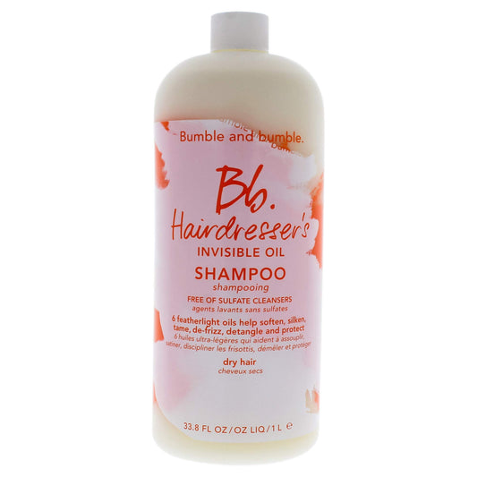Bumble and Bumble Hairdressers Invisible Oil Shampoo for Unisex, 33.8 Fl Oz