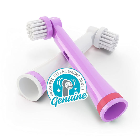 Brusheez¨ Electronic Toothbrush Replacement Brush Heads 2 Pack (Sparkle The Unicorn)