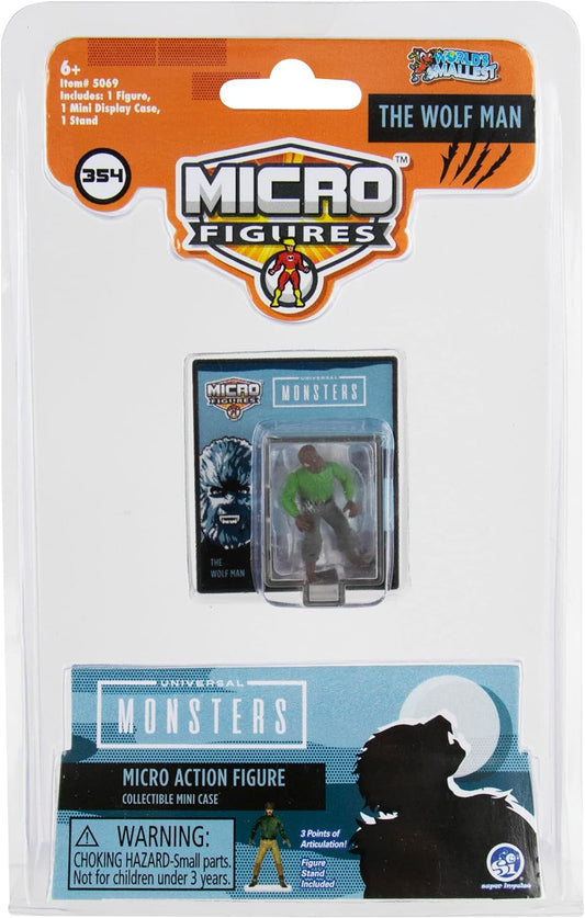 Worlds Smallest - Universal Monsters - The Wolf Man Micro Figure (99185)