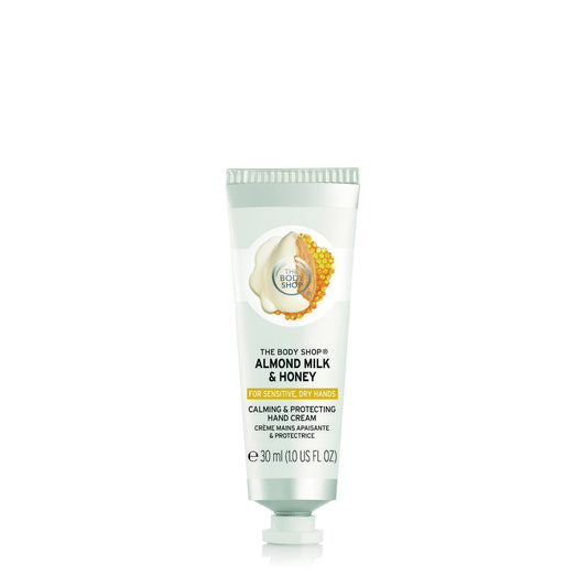 The Body Shop Almond Milk & Honey Hand & Cream Ð Moisturizes and Protects Sensitive Skin Ð 1 Fl Oz