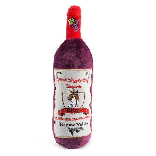 Cavalier Sauvignon Parody Dog Toy