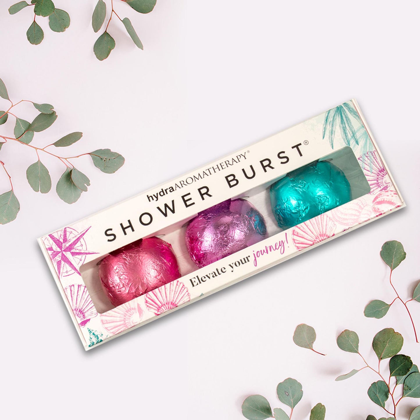 hydraAROMATHERAPY Shower Burst Trio, Journey