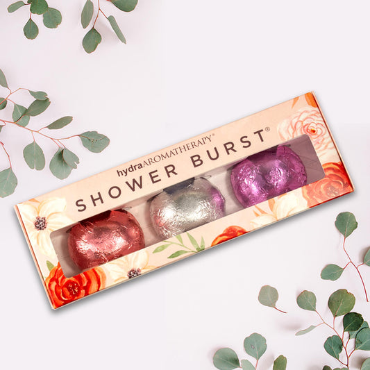 hydraAROMATHERAPY Shower Burst Trio, Garden of Love