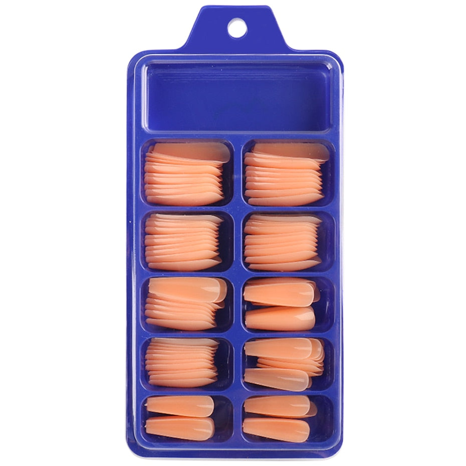 100pcs/box Coffin False Nail