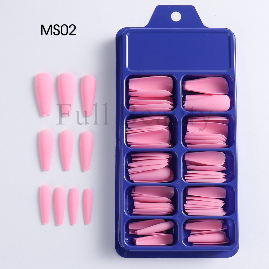 100pcs/box Coffin False Nail
