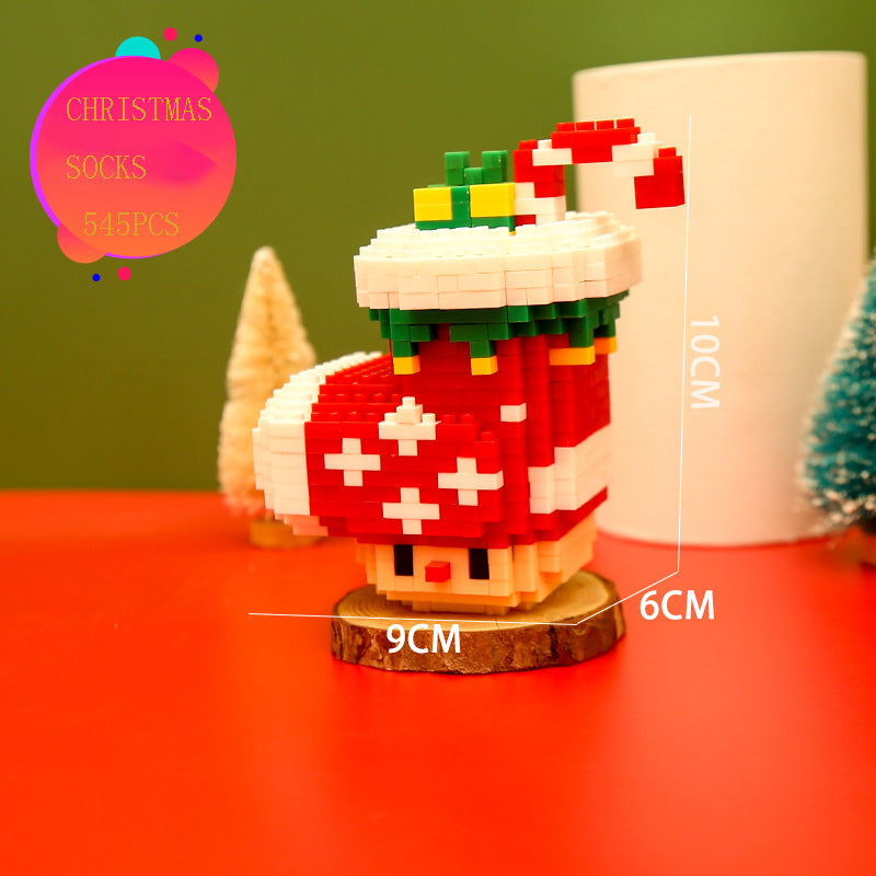 Christmas Building Blocks Assembling Educational Toys Christmas gifts