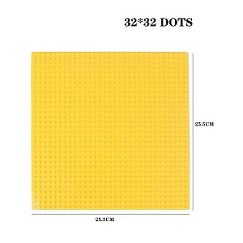 Base Plate 32*32 16X32 16X16 Dots  Building Blocks Baseplate DIY Plastic Plate  Classic Brick Accessories Kids Toy