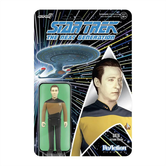 Super7 ReAction Figures - Star Trek: The Next Generation - Data Action Figure (81123) LOW STOCK