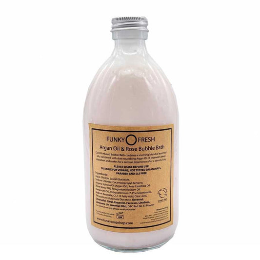 Argan Oil & Rose Bubble Bath - 500ml