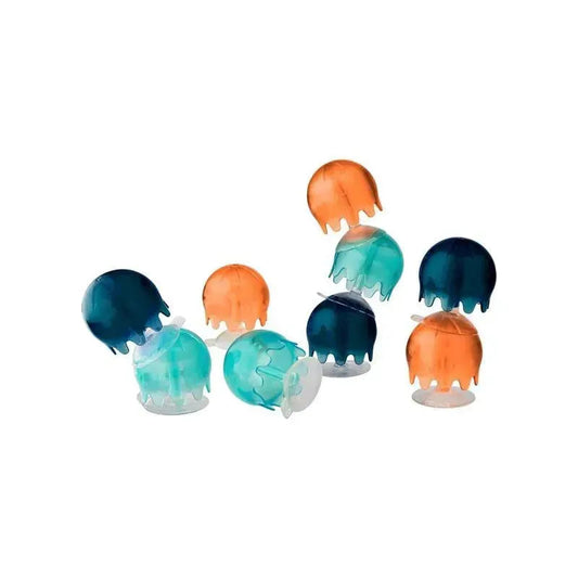 Boon - Jellies Kids Bath Toy, Navy and Coral