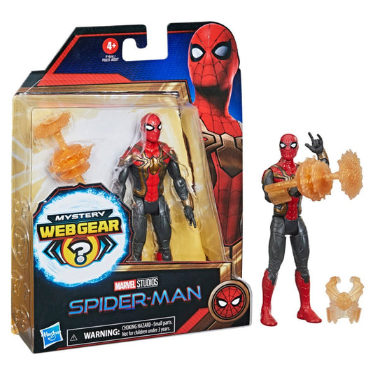 Spider-Man: No Way Home - Mystery Web Gear - Spider-Man (Armor) 6-Inch Action Figure (F1916)