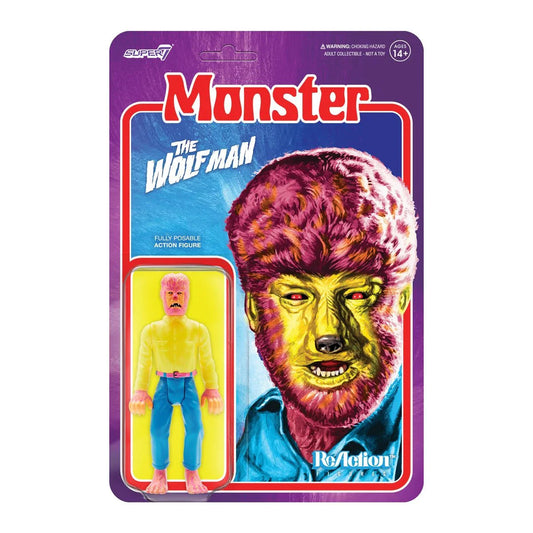 Super7 ReAction Figures - Universal Monsters - The Wolf Man (Costume Colors) Action Figure LOW STOCK